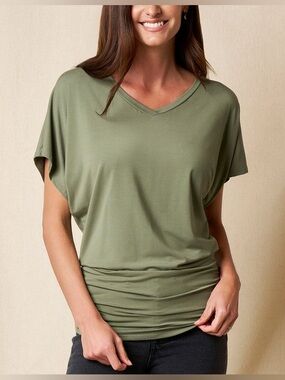 Sivana Bamboo Dolman Tunic - Sage size Medium